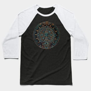 Aztec Tribal Artifact Baseball T-Shirt